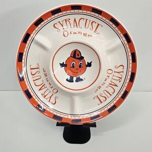 Syracuse Tailgate Plate - NCAA, Otto the Orange 4 Section 12" Party Platter Dish